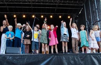 Het Stempalet van Minka Zaal met de Familieshow