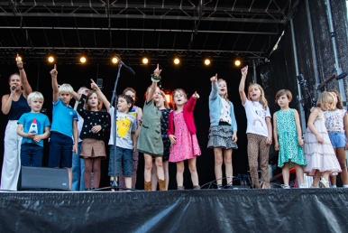 Het Stempalet van Minka Zaal met de Familieshow